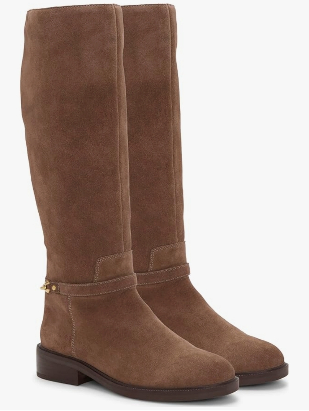 Vince Camuto Brown Suede Over-the-Knee Boots
